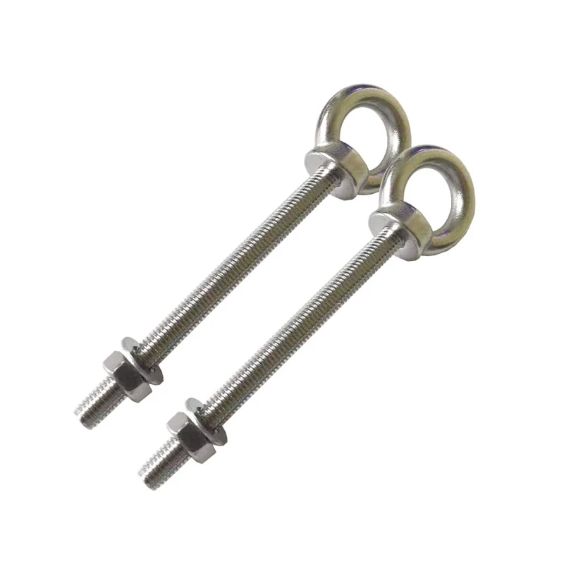 ISURE MARINE 2Pcs Stainless Steel Eye Bolts, （100mm）4