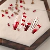 50pcs Mini Ribbon Resin Bow Nail Charms Cute Bowknot Butterfly 3D Rhinestone For DIY Korean Manicure Decoration 3