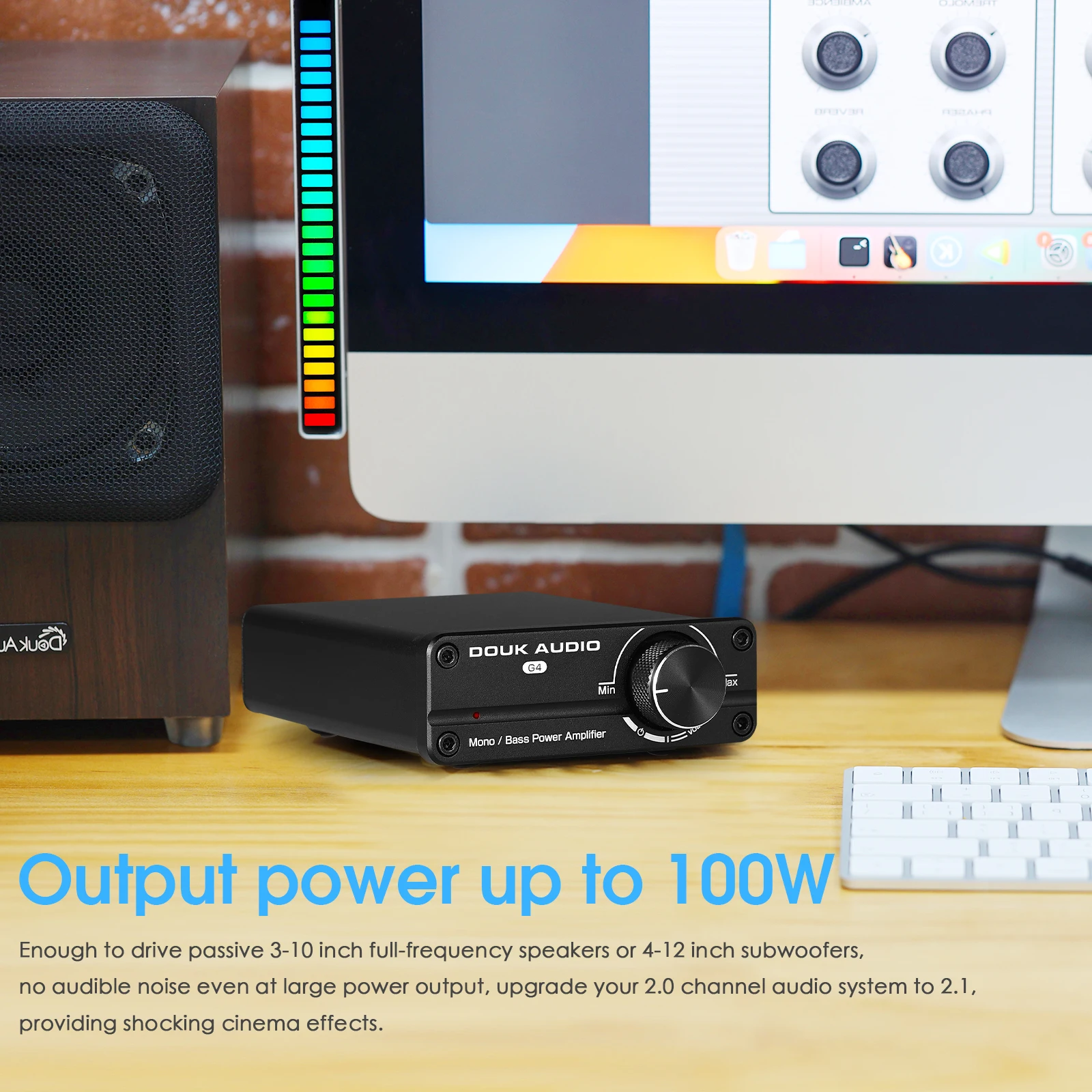 Amplificador de Potência Integrado Mini da Classe d do Amplificador de Potência de Digitas Tpa3116 para Audiófilo Subwoofer de Alta Fidelidade Audio de Douk Mono-frequência de Freqüência Completa - Image 6