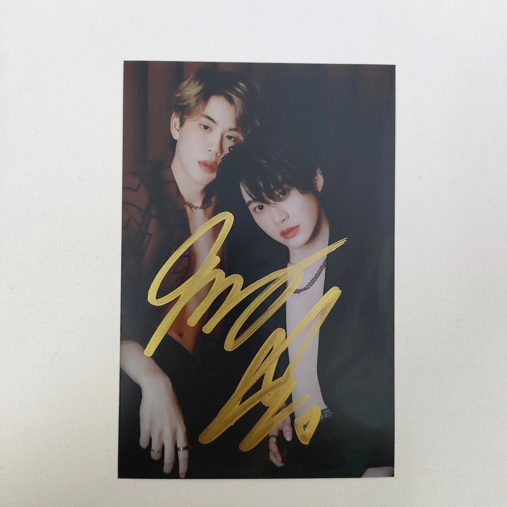 直筆サイン入り BounPrem ポストカード BounPrem 自筆サイン入り