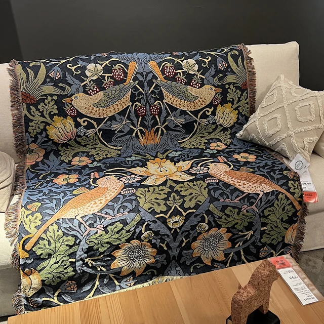 Bird Flowers Blanket Brand Street Trend Blanket for Sofa and