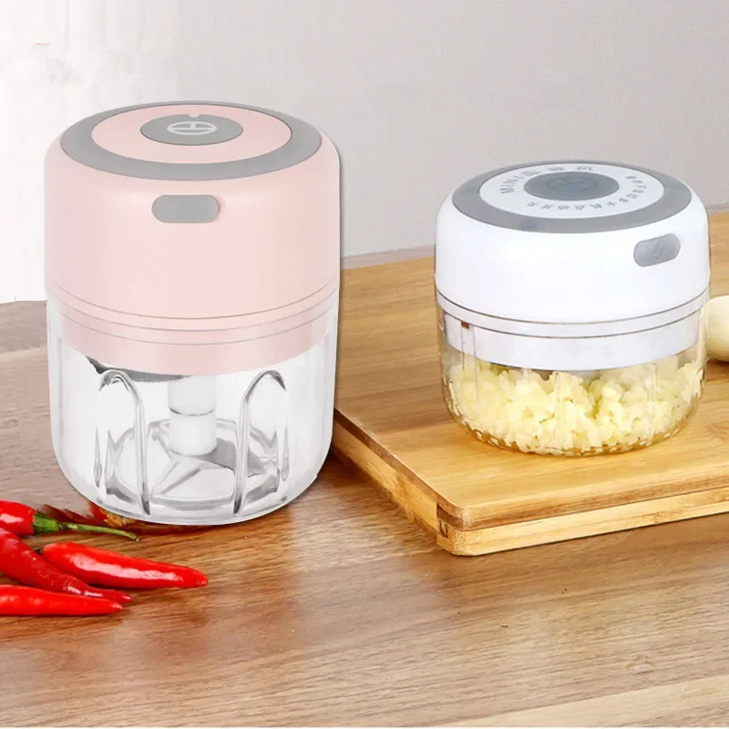 Kitchen Food Chopper Electric Rechargeable Built-in Battery Vegetable  Slicer Dicer For Onion Garlic Nut Veggie - AliExpress