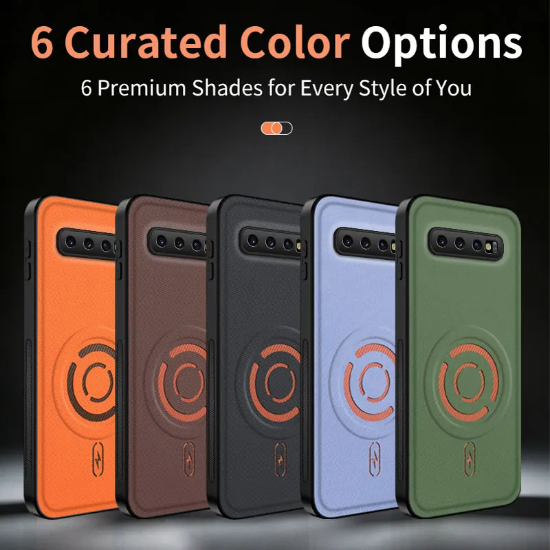 Luxury Magnetic Silicone Shockproof Protective Phone Case
