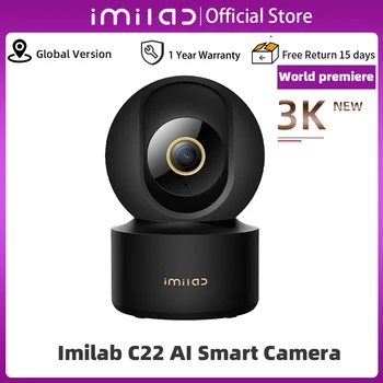 IMILAB C22 AI IP 카메라, 놀라운 선명도, 와이파이 6 라우터, 강력한 AI 알고리즘, 3K, 2023 신제품