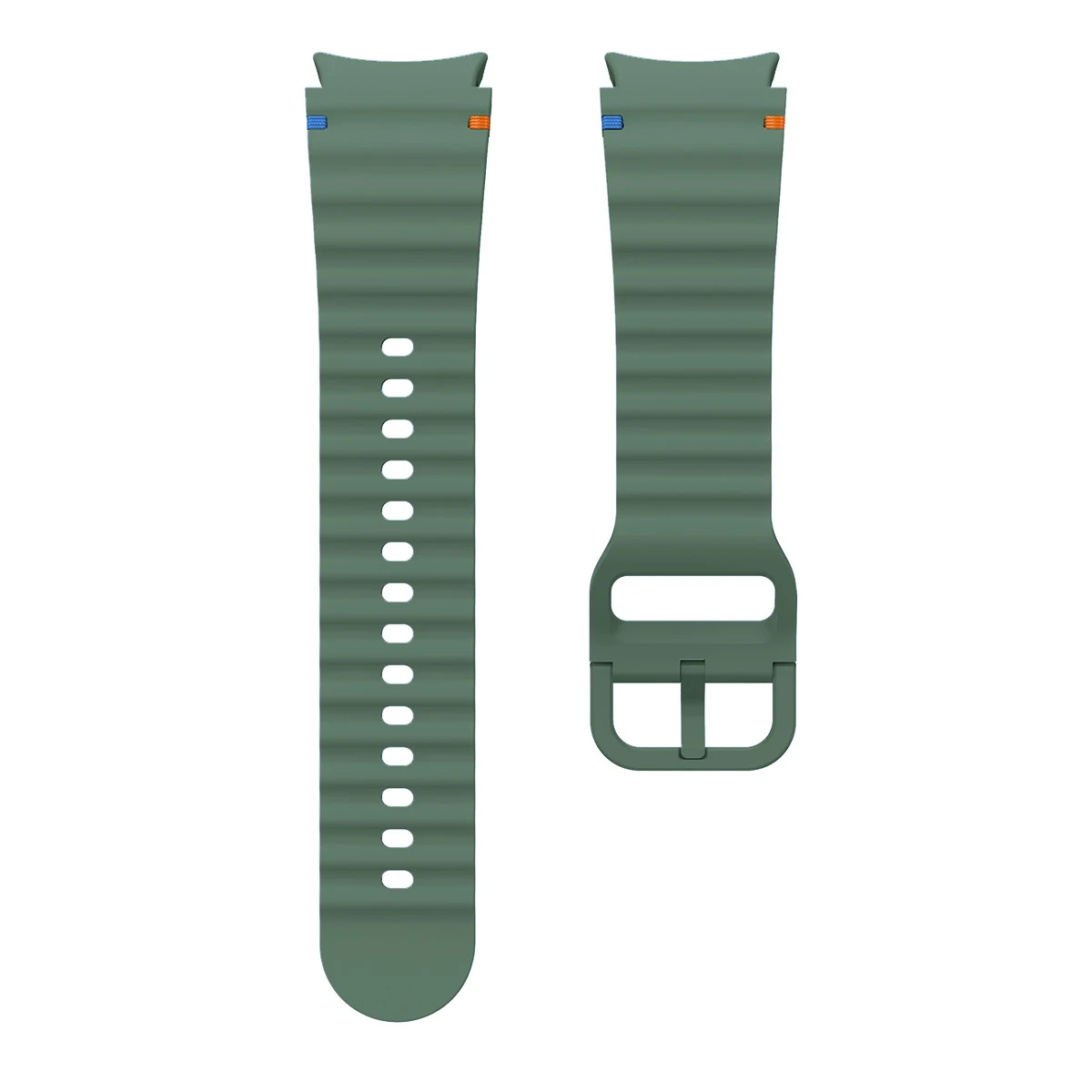 Enhanced Silicone Sports Strap for Smartwatch - Versatile and Durable Design