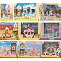 Original Sylvanian Families Dreamland Series Royal Carriage Set Princess Pony Ternurines Kawaii Birthday Gift For Girl 1
