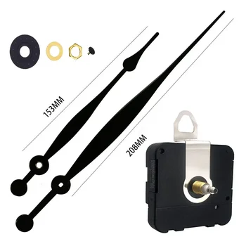 Meccanismo del motore del movimento dell'orologio controllato al quarzo a coppia elevata fai-da-te Lancette lunghe Orologio da parete decorativo con movimento dell'orologio ad alto coppia fai-da-te 1