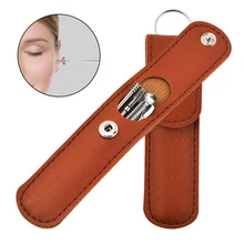 

7Pcs/set Ear Wax Pickers Stainless Steel Earpick Wax Remover piercing kit earwax Curette Spoon Care Ear Clean Toolear cleaner