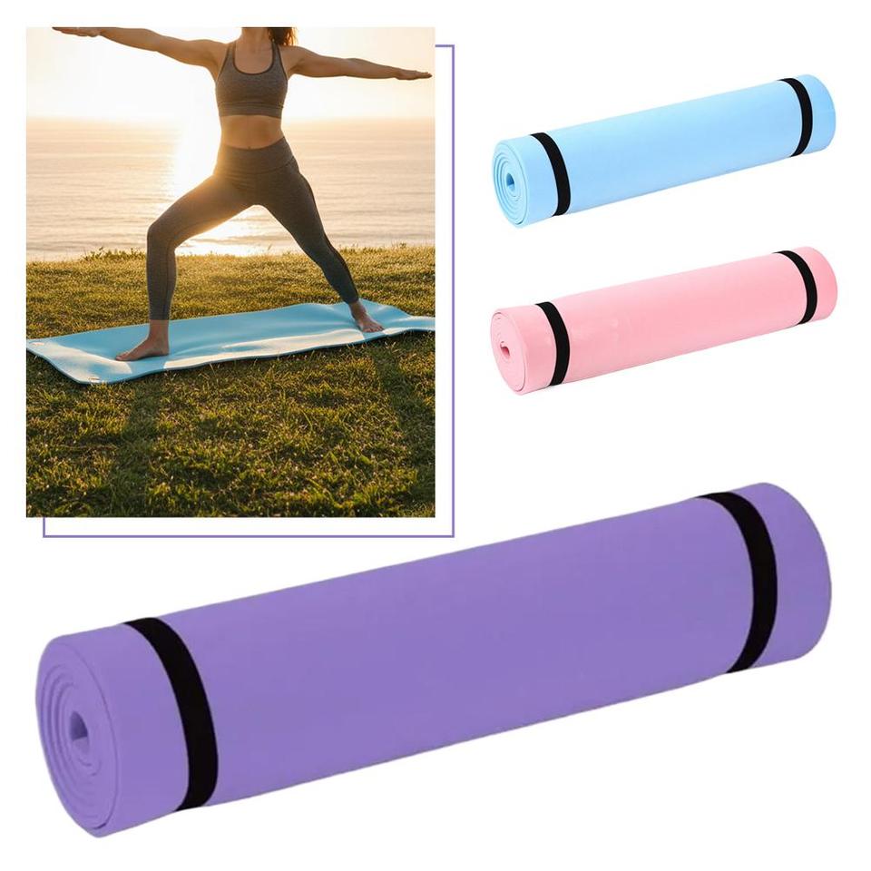 EVA Yoga Mat Anti-skid Sports Exercise Mat for Yoga & Pilates Moistureproof Thickened Camping Picnic Mat Foam Sleeping Pad 2026