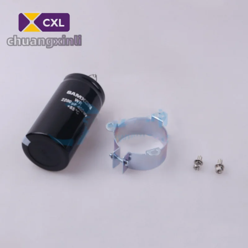 1 PCS / LOT EWR228M2GS1L05 bolt type aluminum electrolytic capacitor 2200 uF ± 20% 400V 3 sets of two screws 20set 4040 aluminum profile connector set 40pcs m8 hex flange nuts 20pcs 4040 corner bracket 40pcs m8 x 16mm t bolt screws