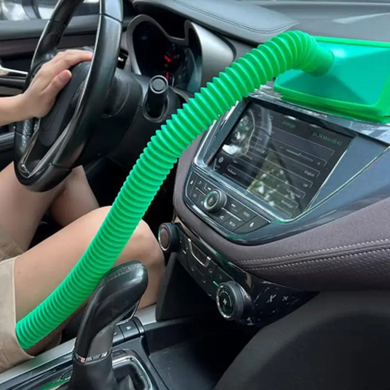 Rallonge De Ventilation Pour Climatisation Auto | Tuyau Flexible ABS, Extensible De 32 à 85 Cm | Pour Diriger L'air Vers L'arrière Ou Les Pieds