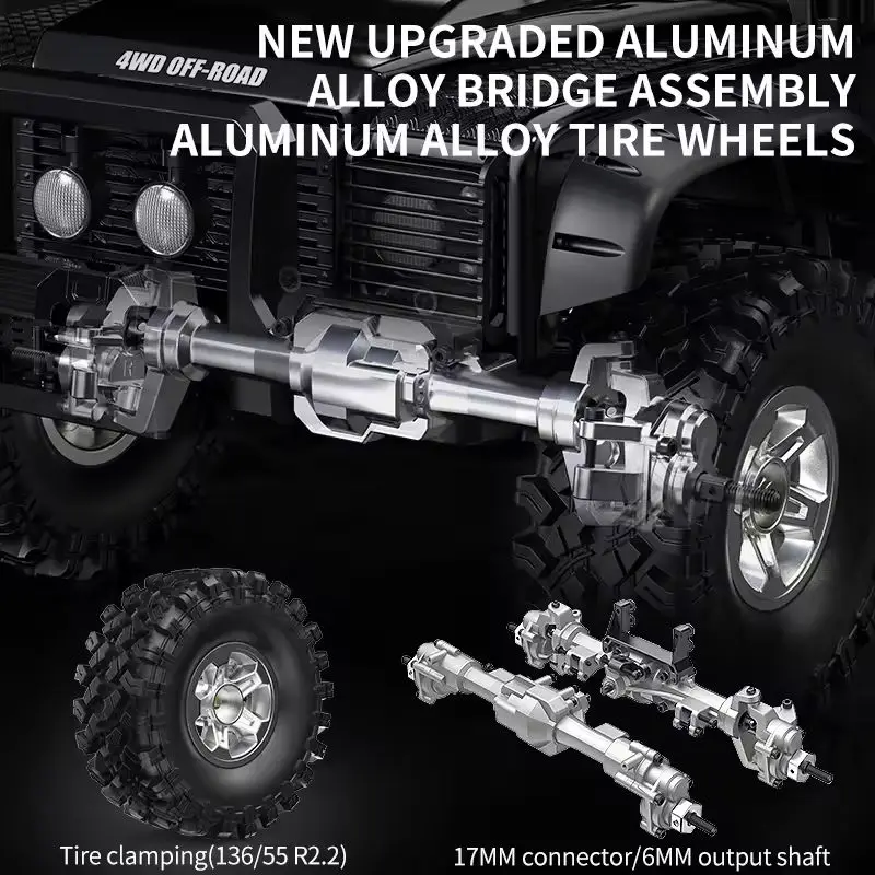 MJX H8H ׷̵ H8H + 1/8 1 8  ALLROCK   4WD 귯ø  RC ڵ ε  ũѷ 4x4 ̺