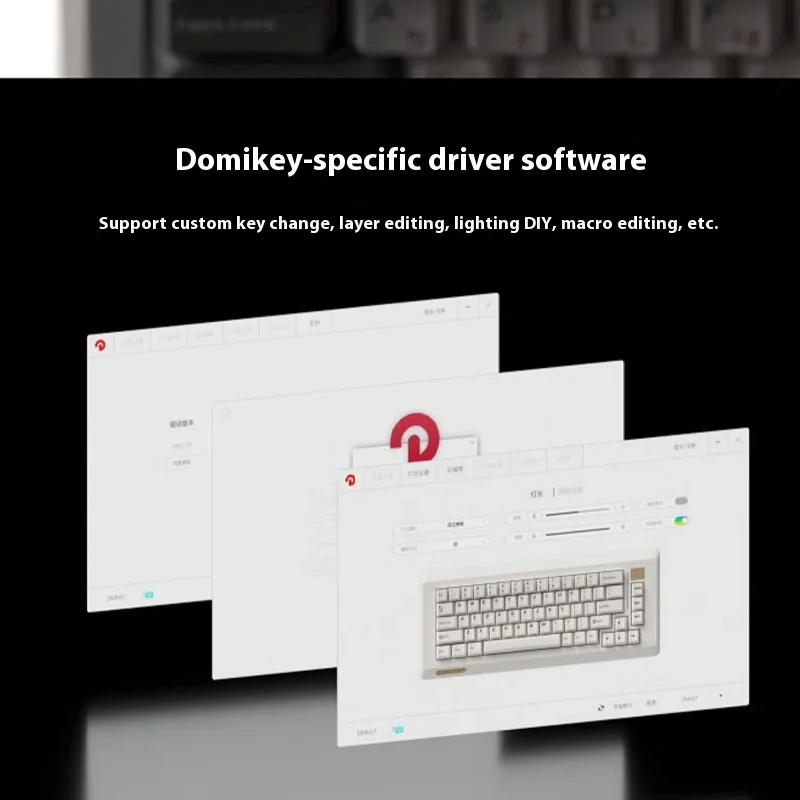 Domikey 라비67 기계식 키보드 키트, 알루미늄 합금, 무선 블루투스, 3 가지 모드, 핫 스왑, E-스포츠 게임 키보드 키트, 노트북 선물