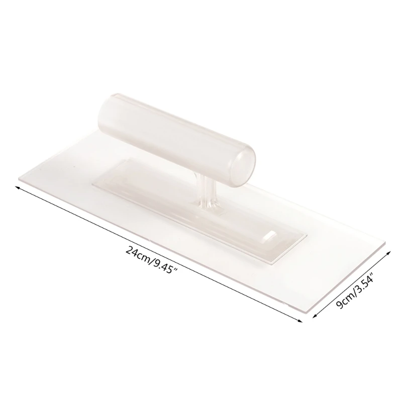 M17D Transparent Plastic Plastering Trowel Plastering Wall Tools Construction Tools Home Decoration Factory Architecture