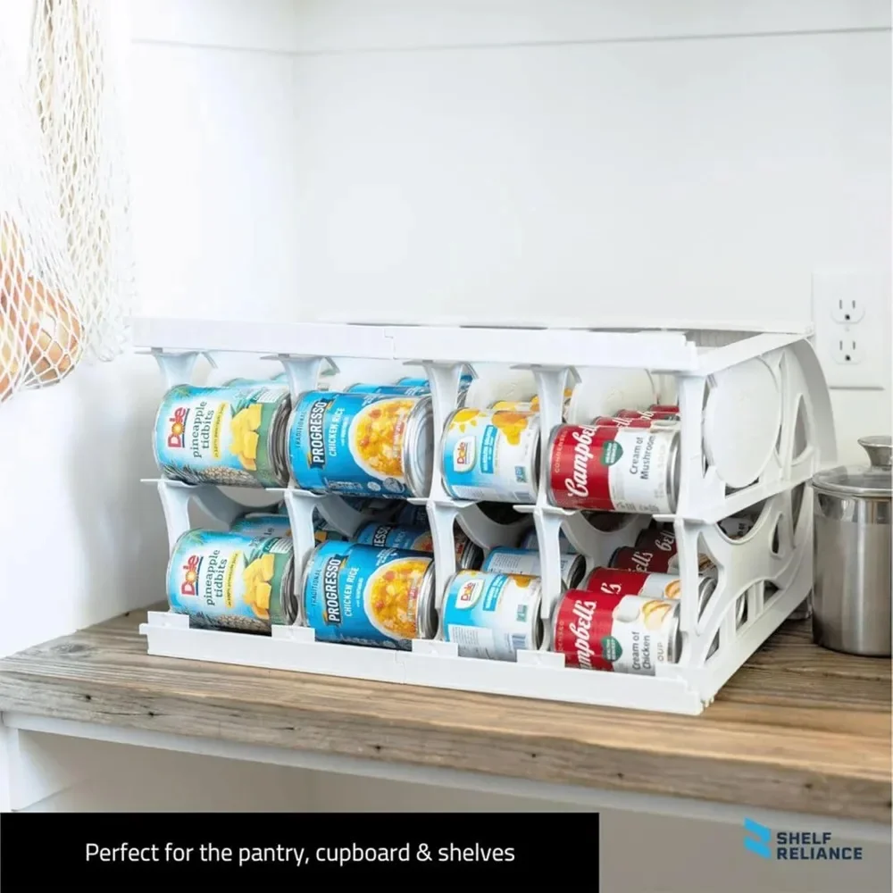Pantry Storage Rack, Canned Food and Goods, 60 Cans 3