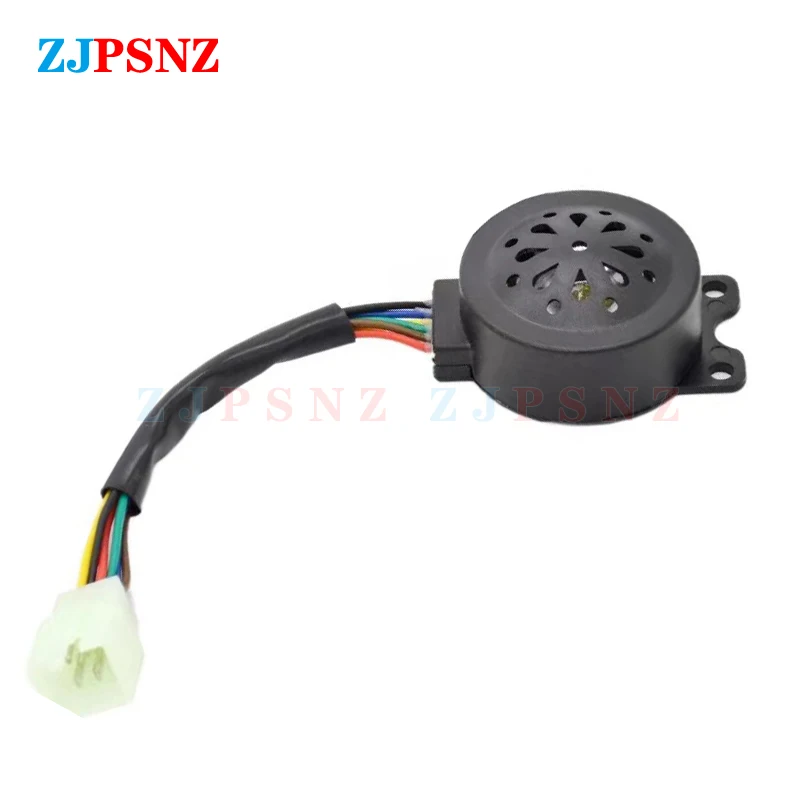 

4IN1 48V-72V Horn Reversing Steering Anti-theft Electronic Speaker Led Flasher Waterproof For Motorcycle Scooter Ebike 6Wires