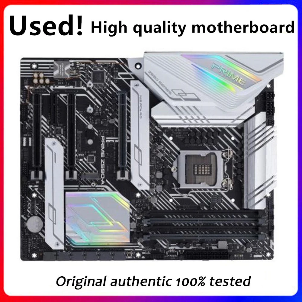 Per Prime Z590-A Originale Usato Desktop Intel Z590 128Gb Ddr4 Scheda Madre Lga 1200 I7/I5/I3 Usb3.0 Sata3