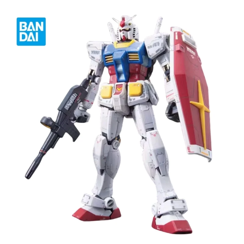 

Bandai Gundam Number One RG 01 1/144 RX-78-2 Plastic Assembly Toys Anime Surroundings Model Gift
