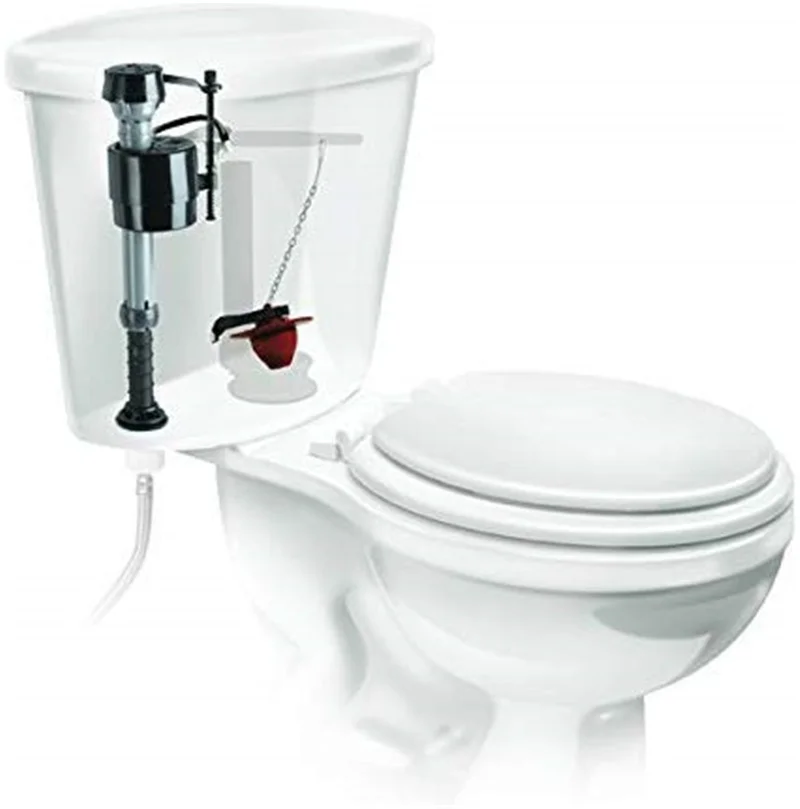 Toilet Fittings Inlet Valve Tank WC Toilet Water Hunting Flush Button Water Saving Toilet Intake Valve Kits Toilet Accessories