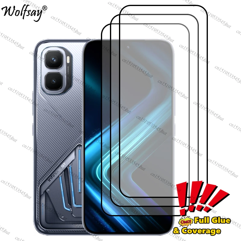 Full Cover Tempered Glass Screen Protector, 6.78 Inch