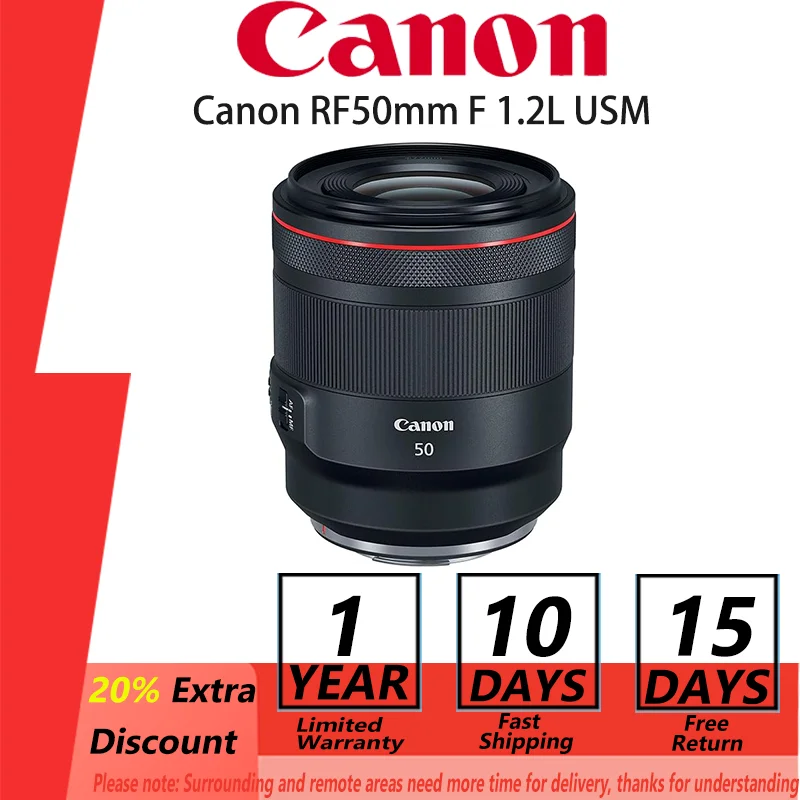 

Canon RF 50 мм F1.2 USM Большая диафрагма Стандартный фиксированный фокус портрет красный круг Автофокус Полнокадровый объектив беззеркальной камеры