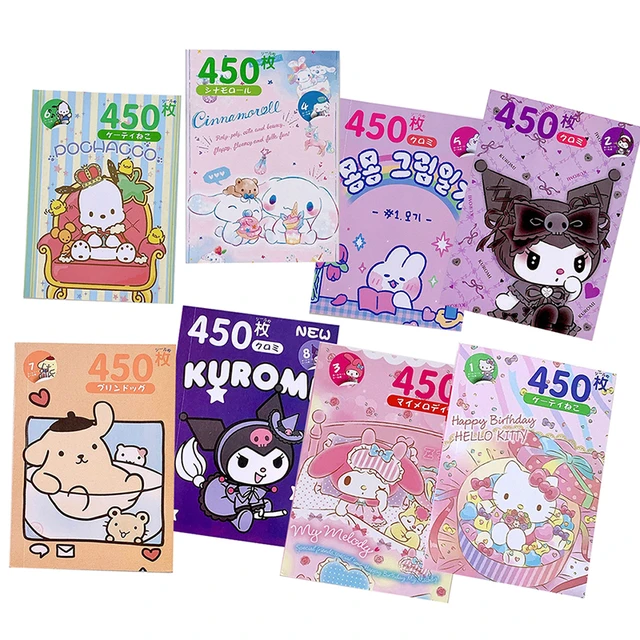 New Sanrio Hello Kitty Japanese Sticker Book Corner Creature Goo