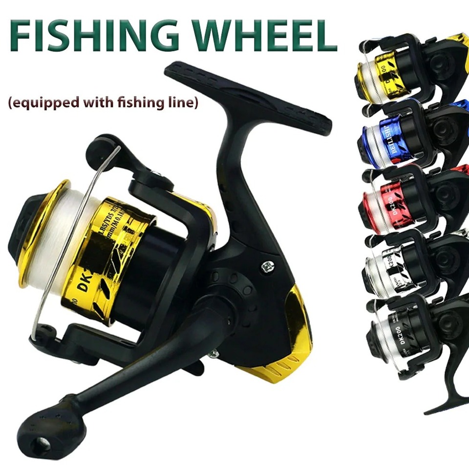 Fishing Supplies Tackle Rotating Reels Spinreels Retractable Reel Fishing Tools Extension Cord Goods For Accessory Things Stuff