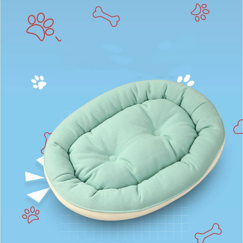 2024 Soft Cat Bed Mats Warm Dog Bed Soft Fleece Pet Blanket Puppy Sleep Mat Kitten Mattress Cushion for Dogs Cat Accessories