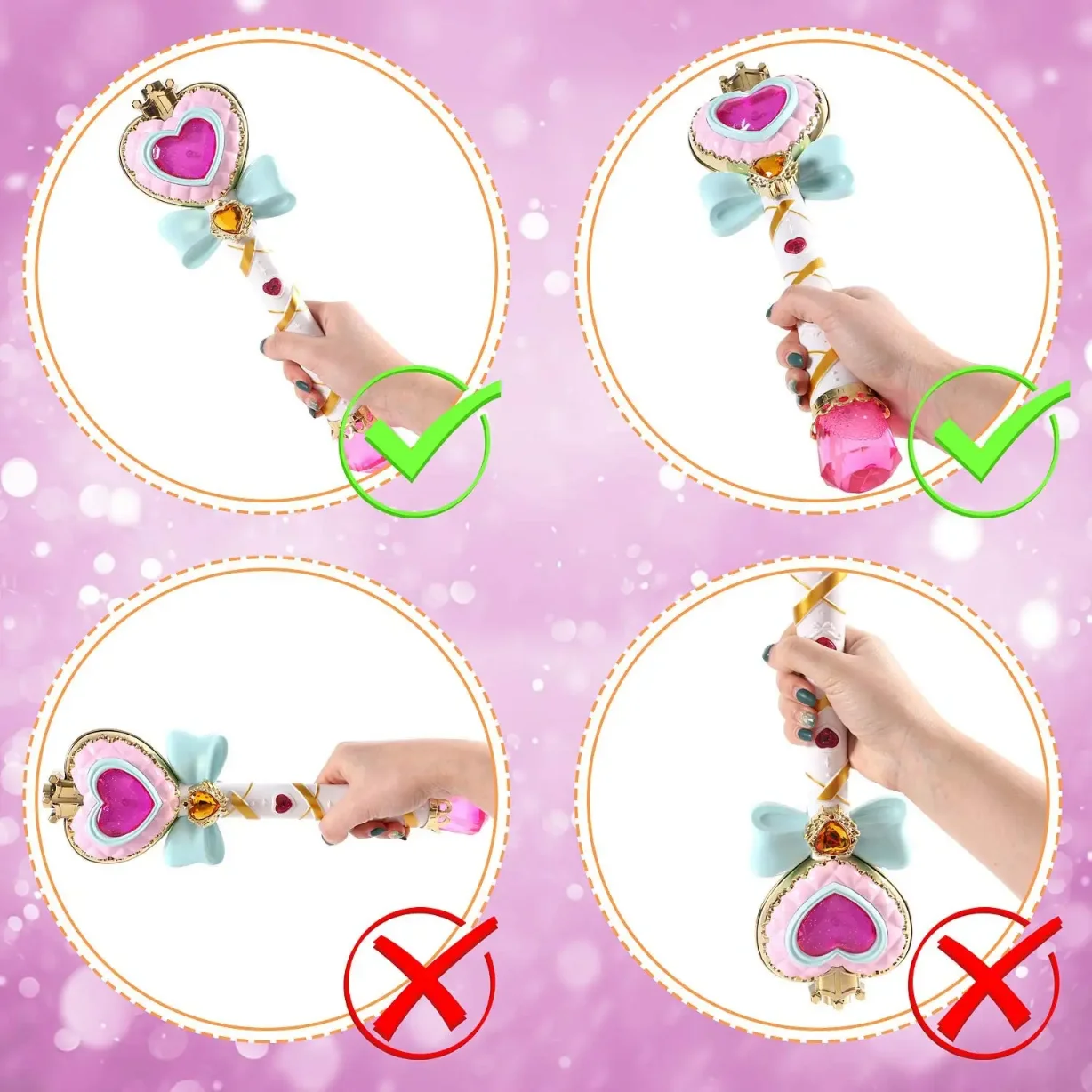 Magic Bubble Wand For Children With Lights And Sound Effects_voghion.com