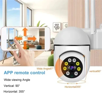 2MP Tuya Wifi IP Camera Smart Home Surveillance Camera HD 1080P Security Video Surveillance Supprt Two Way Audio Mobile Motion 6