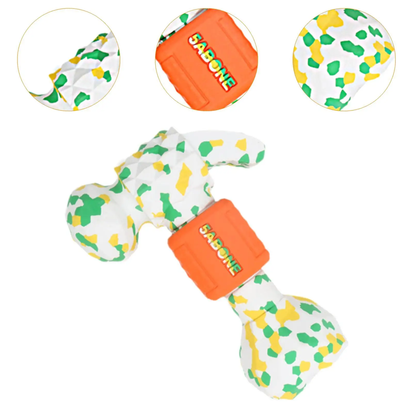 Rubber Dog Toy Entertainment Pet Supplies for Small Medium Large Dog Multifunctional Interactive Play Toothing Stick for Pets