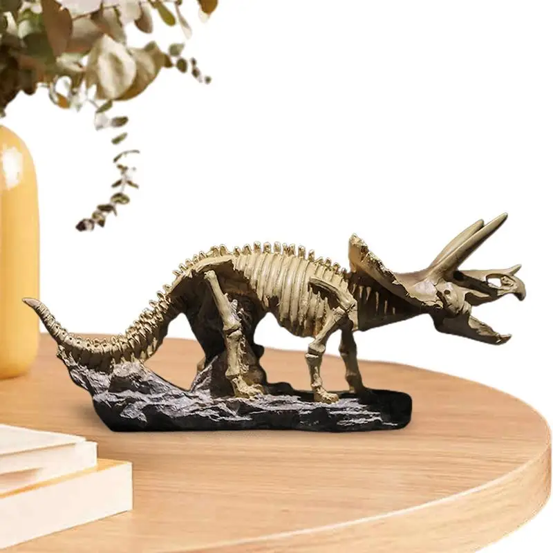 

Dinosaur Skeleton Model Dinosaur Skeleton Resin Figures Home Art Decor For Desktop Offices Room Tabletop Bookshelf Bookcases