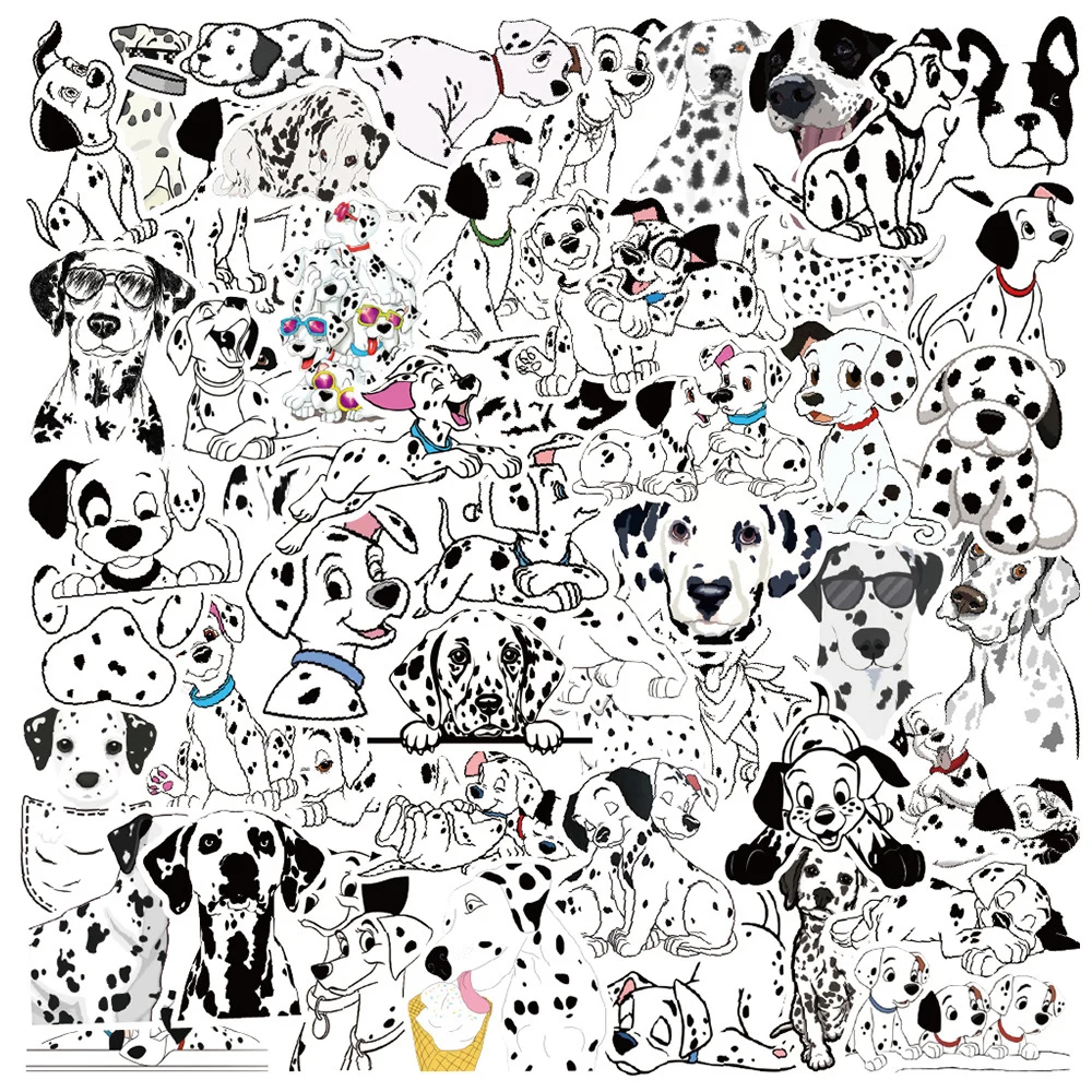 10/30/50Pcs Disney Movie 101 Adesivi Dalmata Per Bambini Graffiti Scrapbooking Laptop Diary Valigia Bambini Cartoon Sticker Toys