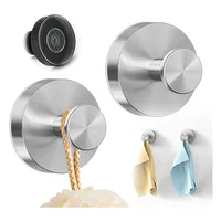 Suction Cup Hooks Waterproof Towel Coat Bath Robe Hook Holder Suitable for Bathroom Kitchen Glass Door Mirror Tile Organization 1