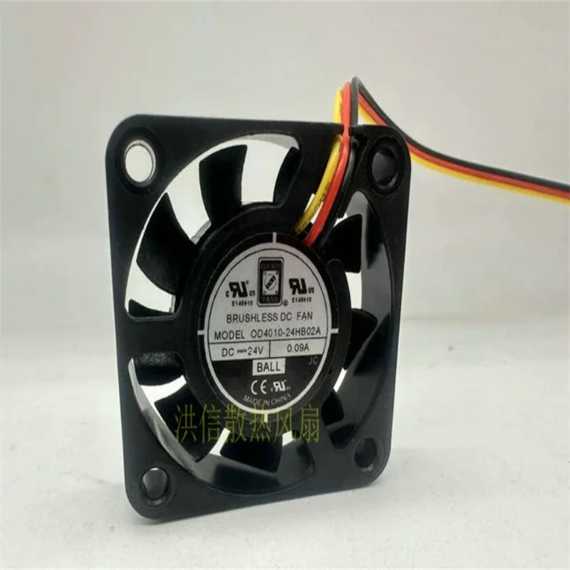 

OD4010-24HB02A DC24V 0.09A 4010 3-проводной бесшумный охлаждающий вентилятор