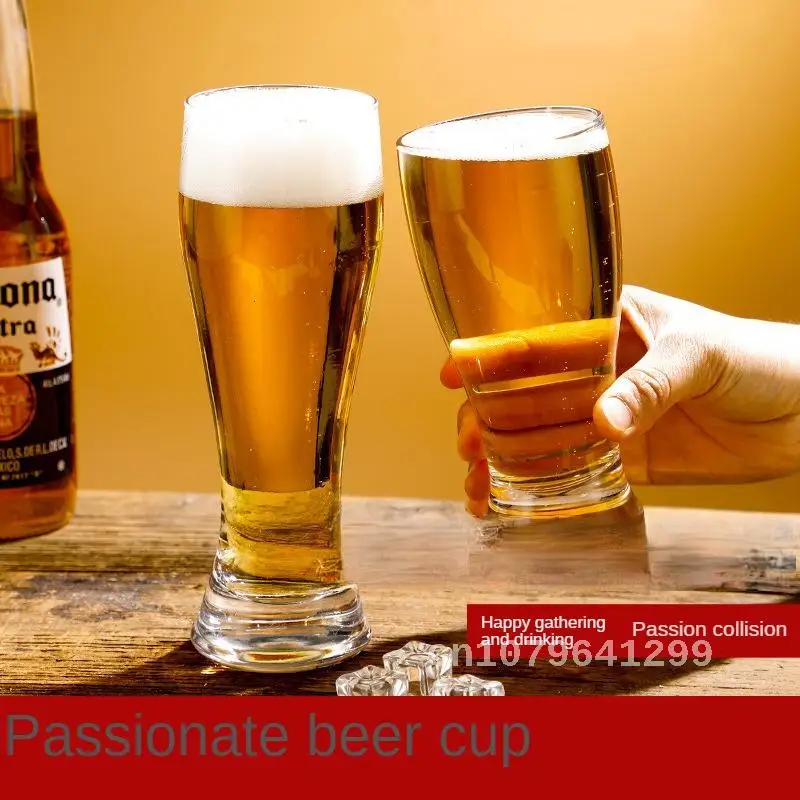 

Clear Glass Wheat Straw Beer Cup Spot Commercial Sand Ice Juice Cup Bar KTV Fine Brewed Beer Cup