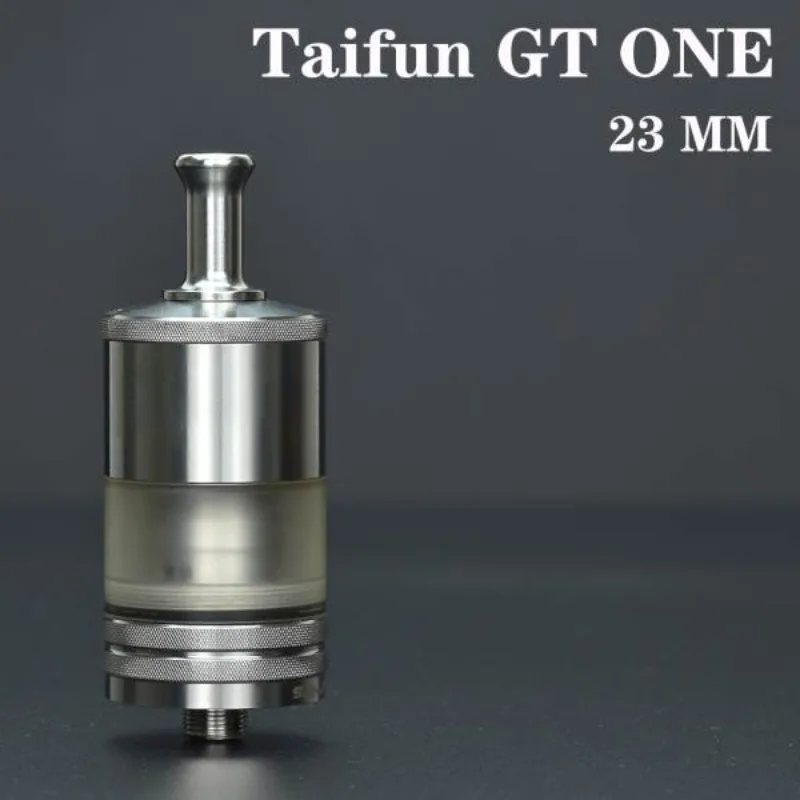 

YFTK стиль Taifun GT ONE RTA бак 23 мм 4 мл 316 SS двойная/одна катушка встроенный нижний поток воздуха перестраиваемый атомайзер VS Taifun GTR RTA