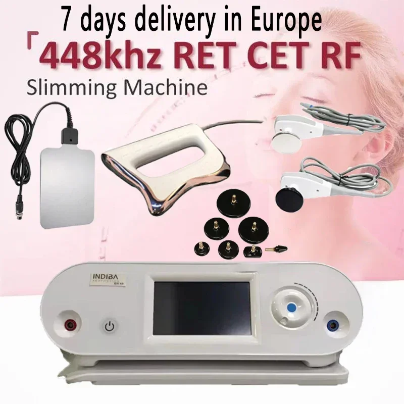 INDIBA Spain Technology RET CET RF Slim Machine 448K Tecar Cavitation Health and Beauty Body Care System  for Weight Loss 6