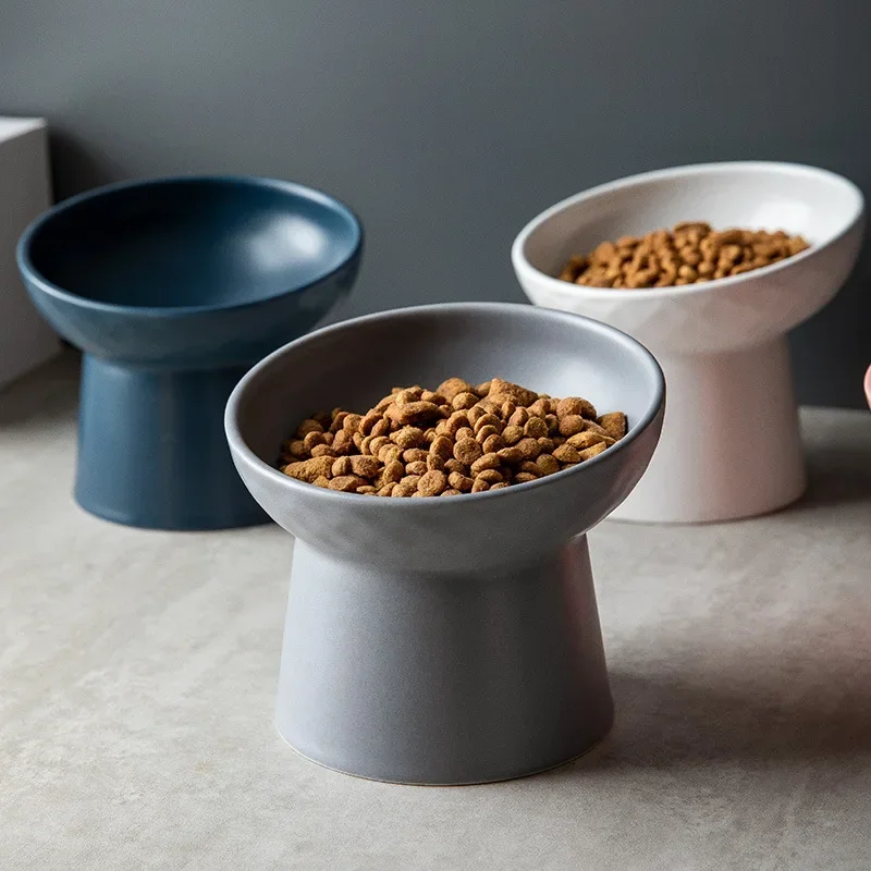 Pet Food Bowl Pet Bowl Dog Bowl Pet Feeder Bowls Cat Nordic Style Food Water Bowl Ceramic Eating Dishes for Puppy Cats