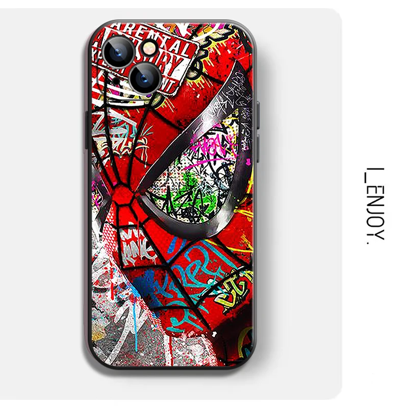 13 case Popular Marvel Phone Case For iPhone 11 12  Mini 13 Pro Max 11 Pro XS Max X XR 6 6S 7 8 Plus SE 2020 11 Pro Silicone Cover iphone 13 magnetic case