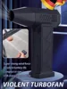 Outdoor Mini Handheld Portable Powerful Turbofan Rechargeable Multifunctional Dust Removal and Cooling Hair Dryer 1