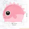 Diving Dinosaur Cartoon Pattern Protect Ears Children Swimming Cap Swimming Hat Swimming Cap Elastic Hat Swim Pool Hat 5