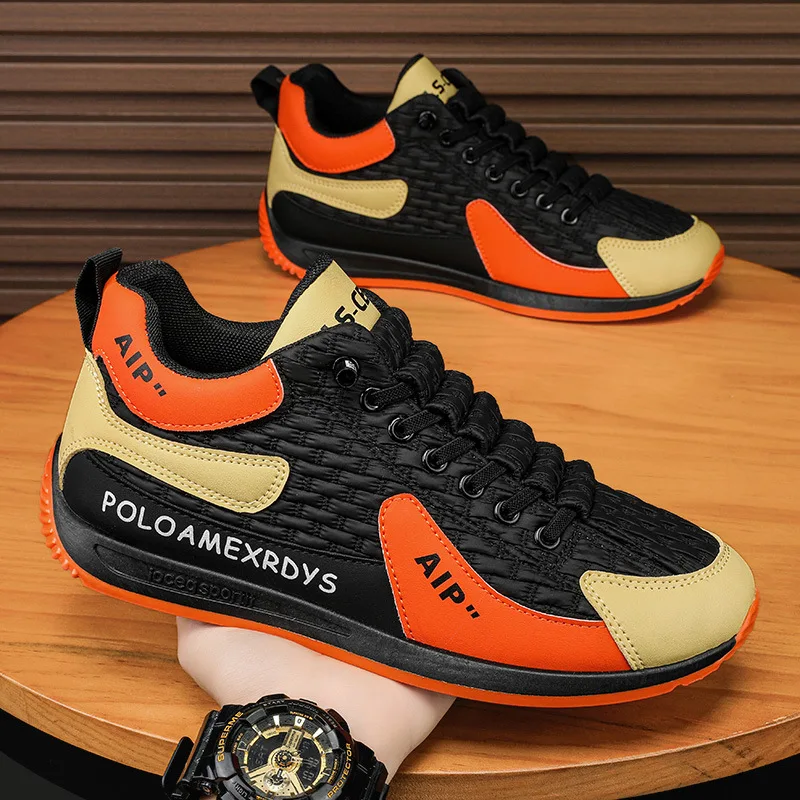 Light Non-slip Luxury Brand Men's Sneakers Men Chunky Sneakers Fashion 2024 Designer Male Casual Board Man's Vulcanize Shoes 4