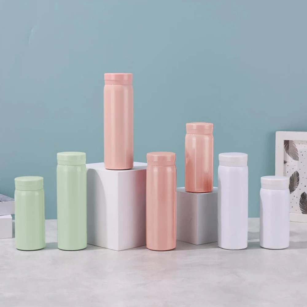 280ml stainless steel insulated cup, portable vacuum water bottle, suitable for outdoor travel, school, office, exquisite gifts
