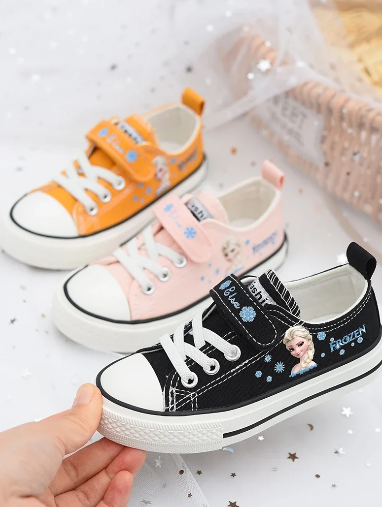 Sports Shoes Kids Sneakers Kids Shoes Kids Sports Shoes Disney girls frozen princess Mickey Mouse Casual shoes non-slip soft bottom sports shoes for girl gift