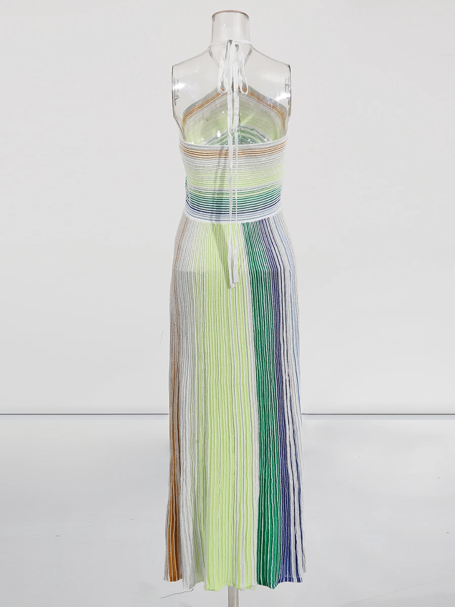 ضرب اللون فساتين التخسيس للنساء الرسن أكمام عالية...