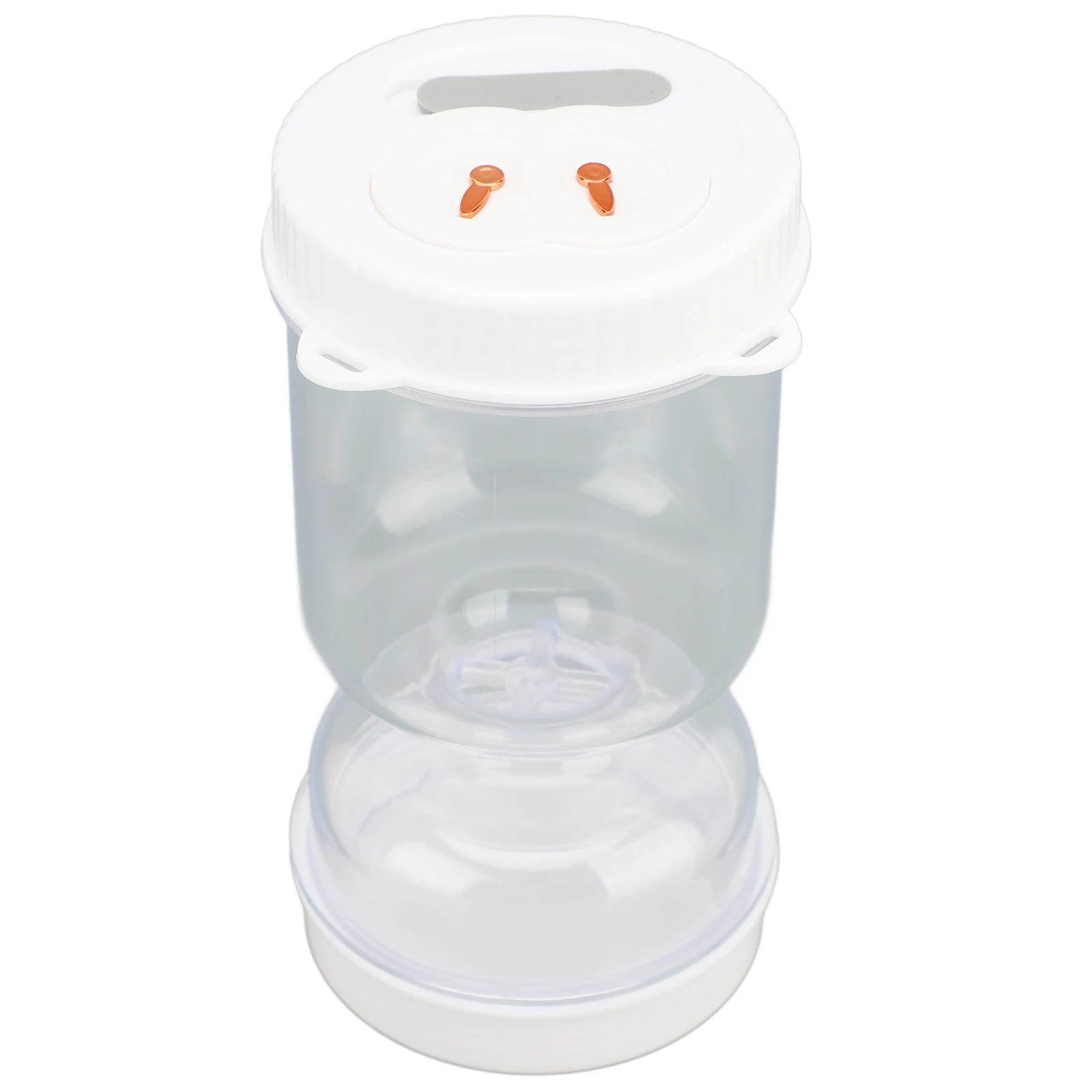 Pickle Juice Separator Jar 50oz Olive Hourglass Jar Dry Wet Depart Leakproof for Gherkin Jalapeno Dry Wet Separation