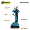 30mm 4 Gears Brushless Electric Pruning Shears Efficient Cordless Fruit Tree Bonsai Garden Power Tools For Makita 18V Battery 3