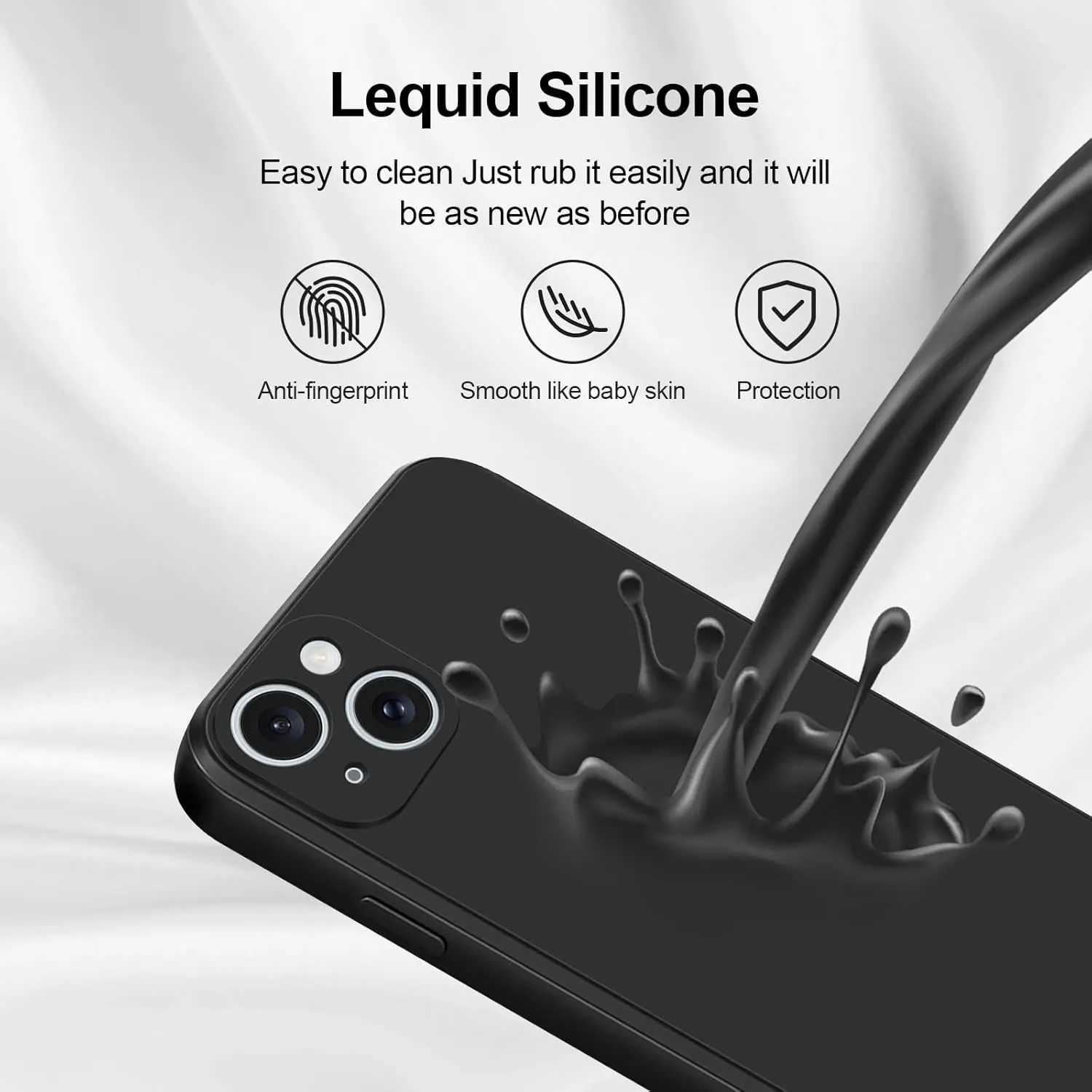 Premium Liquid Silicone Bumper Phone Case - Elegant & Durable Design