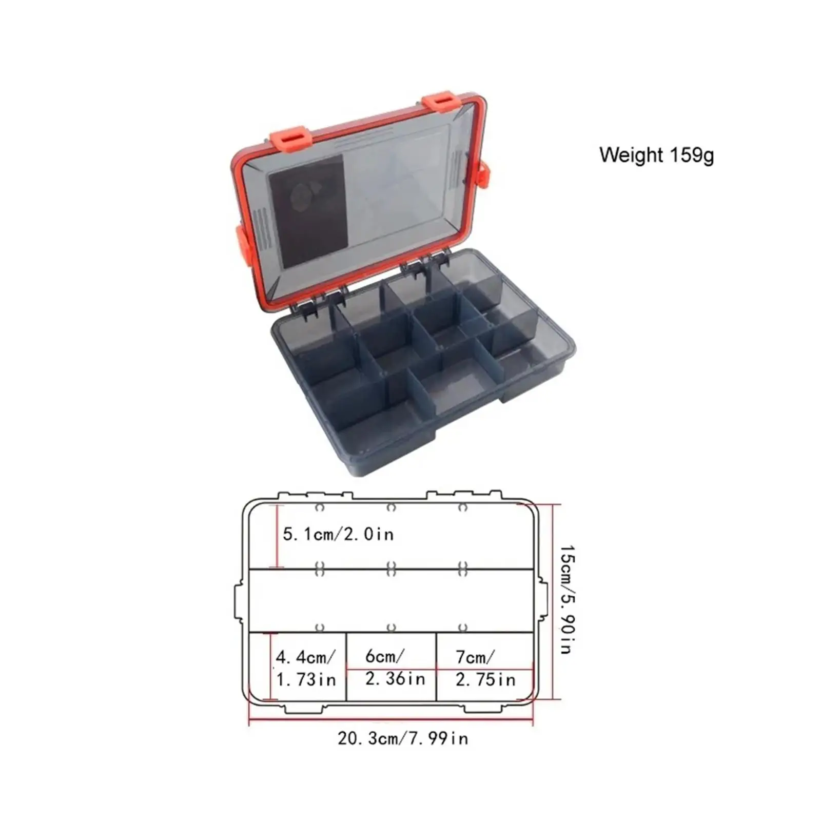 Fishing Tackle Box Organizer Accessories with Removable Inserts Fishing Tool Box Fishing Tackle Box Organizer Accessories with Removable Inserts Fishing Tool Box